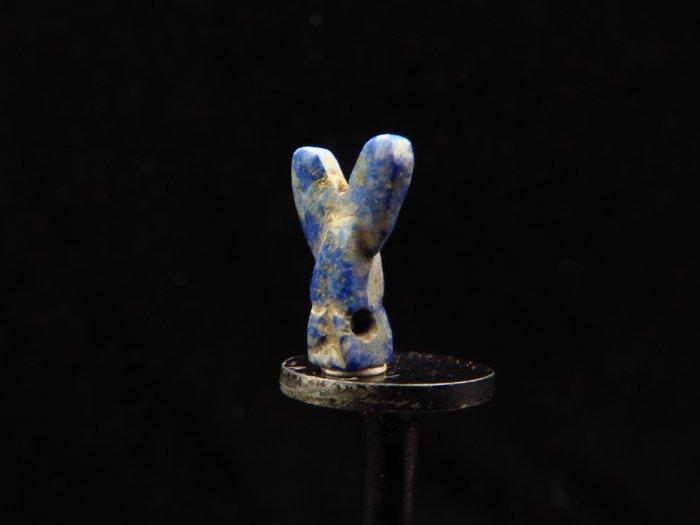 Oud-Egyptisch Lapis Lazuli versierde Vlieg/Ofef amulet - 1.1, Antiek en Kunst, Antiek | Overige Antiek