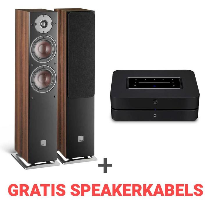 Dali Combi Deal Oberon 5 + Bleusound Powernode N330, Audio, Tv en Foto, Luidsprekers, Front, Rear of Stereo speakers, Nieuw, Overige merken