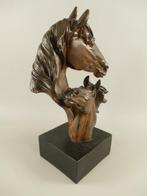 Beeldje - Horse with Foal - 44 cm - Polystone