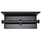 Wiesbaden Brush Dubbele Toiletrolhouder - Mat Zwart, Huis en Inrichting, Badkamer | Badtextiel en Accessoires, Ophalen of Verzenden