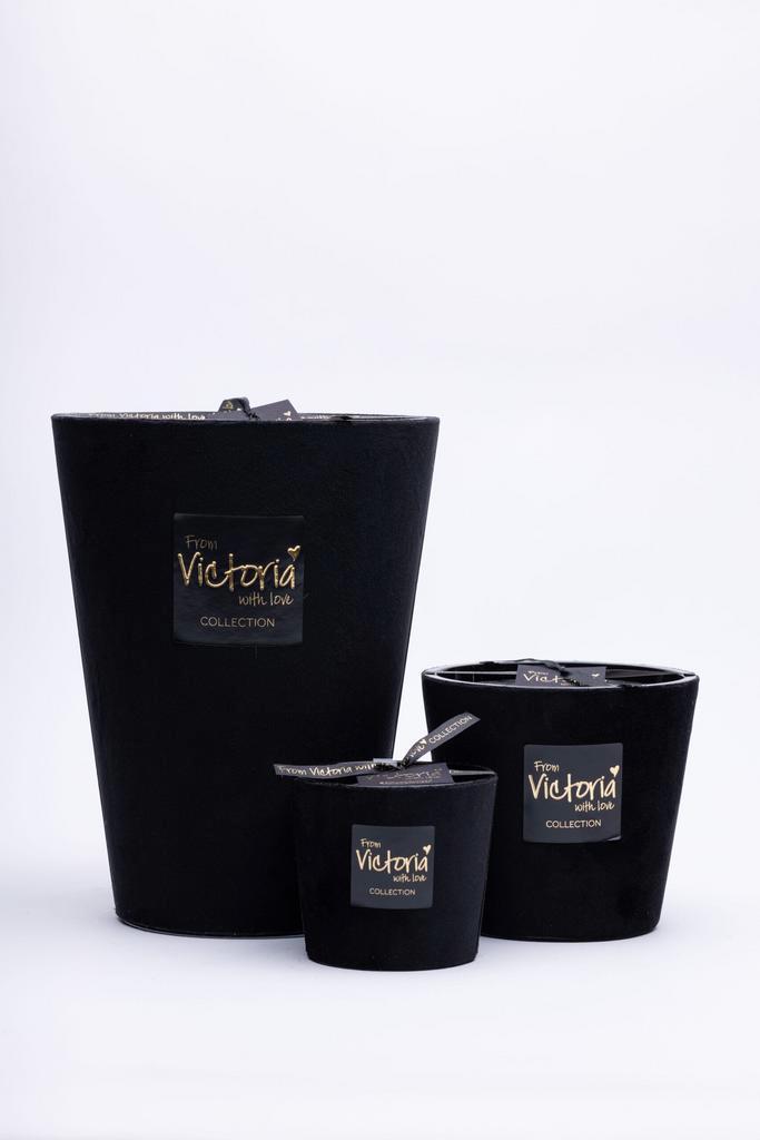 Victoria with love - Hairy donkergrijs, Huis en Inrichting, Woonaccessoires | Kandelaars en Kaarsen, Ophalen of Verzenden