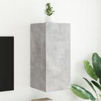 vidaXL Tv-wandmeubel met LED-verlichting 30,5x35x70 cm, Verzenden, Nieuw, Overige houtsoorten