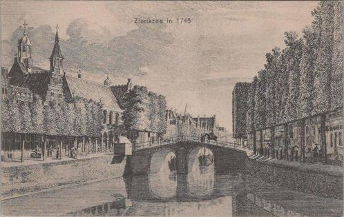 ZIERIKZEE - Zierikzee in 1745, Verzamelen, Ansichtkaarten | Nederland, Verzenden