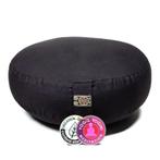 Meditatiekussen Bio-Katoen Laag Model - Zwart, Huis en Inrichting, Ophalen of Verzenden, Nieuw