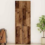 vidaXL Opbergkast 3 pcs Oudhout, Minder dan 50 cm, Nieuw, Overige houtsoorten, Verzenden