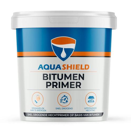 Aquashield Aquashield bitumen primer 5 liter, Doe-het-zelf en Verbouw, Overige Doe-het-zelf en Verbouw, Nieuw, Verzenden