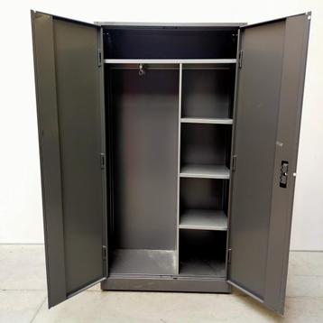 Ahrend 2-deurs kast met hang en leggedeelte - 195x100x45 cm