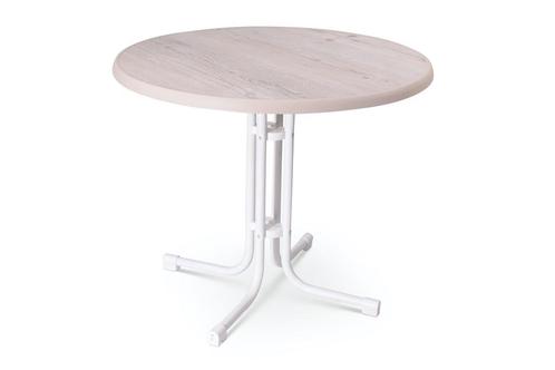 Terrastafel Hawaii | Blad 85cm, Tuin en Terras, Tuintafels, Nieuw, Kunststof, Rond, Ophalen of Verzenden