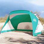 vidaXL Strandtent 274x178x170/148 cm 185T polyester zeegroen, Caravans en Kamperen, Tenten, Verzenden, Nieuw, Tot en met 2