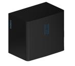 Handdroger Wandaansluiting - Mat Zwart - 215x138x190mm, Verzenden