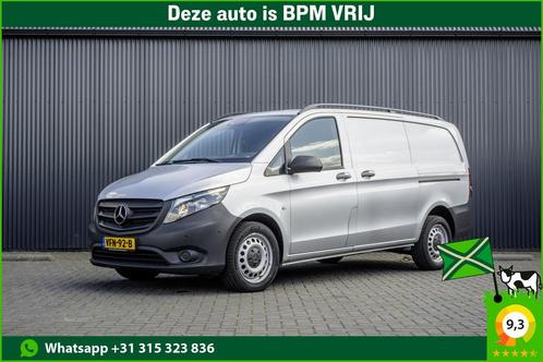 Zakelijke Lease |  Mercedes-Benz Vito 114 CDI | L2H1 | Autom, Auto's, Mercedes-Benz, Onderhoudsboekje, Lease, Zwart, Automaat