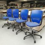 Eurosit Bobseat bureaustoelen - blauwe stof (alleen per set), Huis en Inrichting, Bureaus, Ophalen of Verzenden, Nieuw