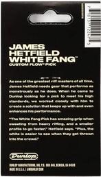 Jim Dunlop Hetfield White Fang plectrum 0.73 mm 6-pack, Ophalen of Verzenden, Nieuw, Elektrische gitaar