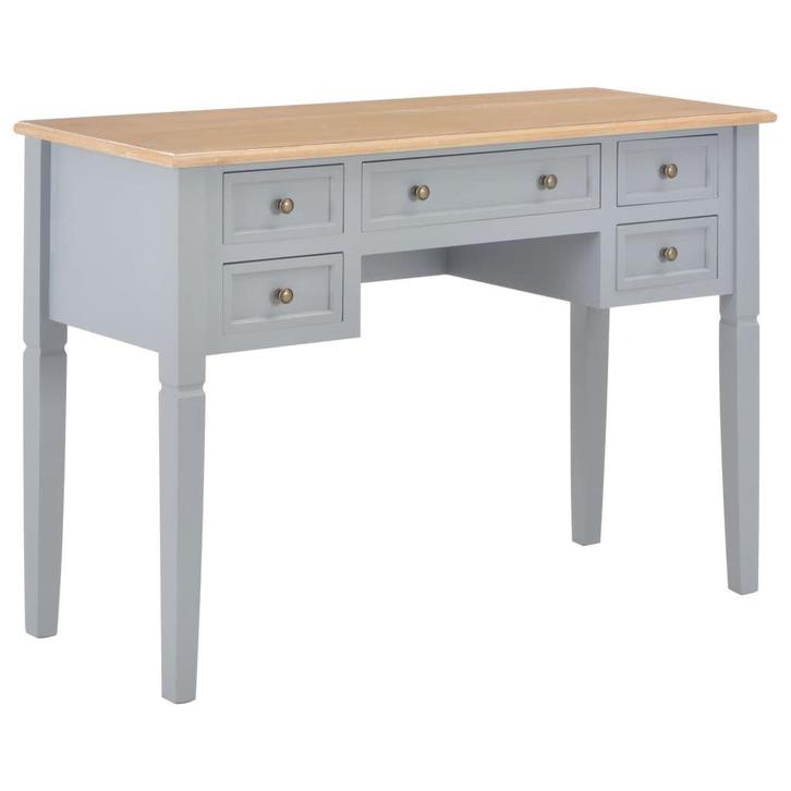 Bureau 109cm Grijs | Retourdeal | Kantoor Artikelen Kwijt?, Huis en Inrichting, Bureaus, Nieuw, Bureau, Ophalen of Verzenden