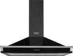 Stoves S900 Rich Chim Rail Black wand afzuigkap met rails -, Wandschouwkap, Verzenden, Nieuw, Vrijstaand