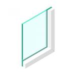 Spoedglas Gelaagd matte folie 33.2, Doe-het-zelf en Verbouw, Glas en Ramen, Ophalen of Verzenden, Nieuw
