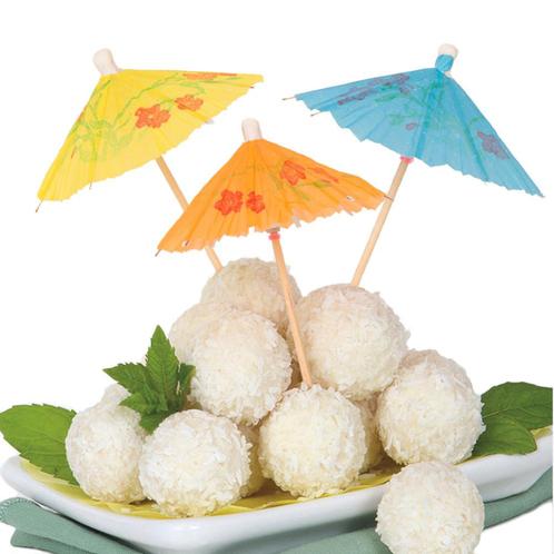 Cocktailprikkers Parasol 10,2cm 10st, Hobby en Vrije tijd, Feestartikelen, Nieuw, Verzenden
