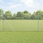 vidaXL Gelaste draadhek Zilver 1.4 x 25 m Staal, Verzenden, Nieuw, IJzer