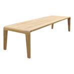 Suns Basta Dining Tafel 340x100 cm. - Natural teak, Tuin en Terras, Tuintafels, Verzenden, Nieuw, Rond, Overige materialen