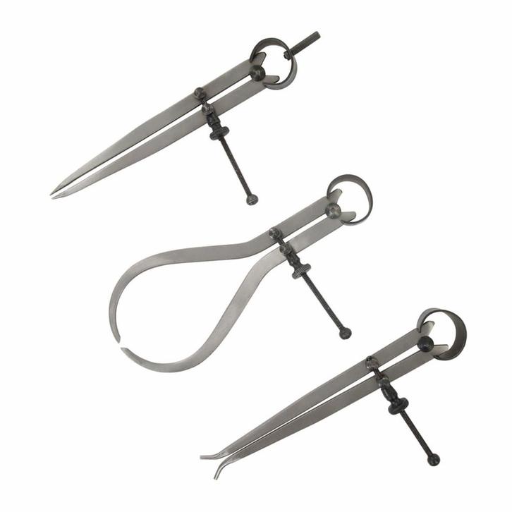 Silverline Passerset - Carbon Staal - 180-202 mm - 3-deli..., Doe-het-zelf en Verbouw, Gereedschap | Handgereedschap, Nieuw, Ophalen of Verzenden