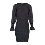 Ibana • zwarte aansluitende jurk Hazy • 36, Verzenden, Zwart, Nieuw, Maat 36 (S)
