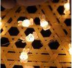 Ledlampjes met kleine konijntjes 20 lampjes 2meter led excl, Ophalen of Verzenden, Nieuw