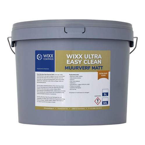 Wixx Ultra Easy Clean Matt 10L, Doe-het-zelf en Verbouw, Verf, Beits en Lak, Verf, Overige kleuren, Nieuw, 5 tot 10 liter, Verzenden