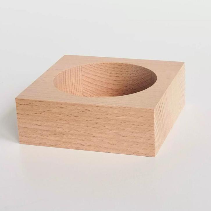 HOCHO Beukenhouten Wijnhouder 110x110x40 mm – Perfect voo., Huis en Inrichting, Keuken | Keukenbenodigdheden, Nieuw, Ophalen of Verzenden