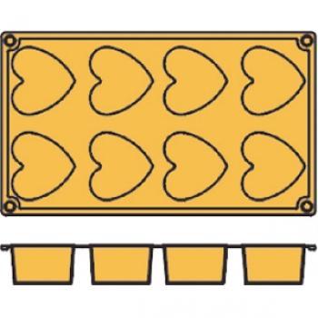 La pavoni patisserievorm 8 hartjes, Zakelijke goederen, Horeca | Overige, Ophalen of Verzenden