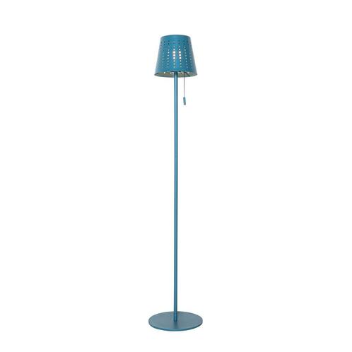 Buiten vloerlamp blauw incl. LED 3-staps dimbaar op solar -, Huis en Inrichting, Lampen | Vloerlampen