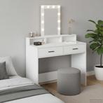 vidaXL Plafondtafel met lade Wit 100 x 41 x 140 cm Bewerkt, Huis en Inrichting, Tafels | Kaptafels, Verzenden, Nieuw