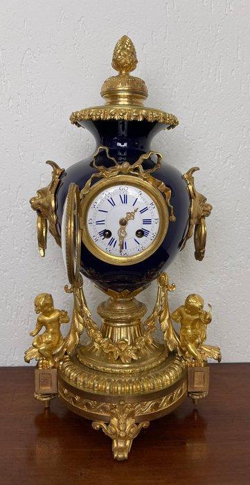 Klok - Antiek - Sevrès - 1850-1900, Antiek en Kunst, Antiek | Klokken