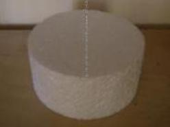 Oasis cake 15*7 dummy Styropor taart 15*7 cm. Taart Dummy, Hobby en Vrije tijd, Knutselen, Nieuw, Ophalen of Verzenden