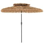 2dekans | Coast Hawaïaanse Rieten Tiki Parasol 267x247 cm –, Ophalen of Verzenden, Zo goed als nieuw
