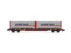 Schaal N Arnold HN6590 FS, 4-assig. Containerwagen Sgnss,..., Hobby en Vrije tijd, Modeltreinen | N-Spoor, Arnold, Gebruikt, Overige typen