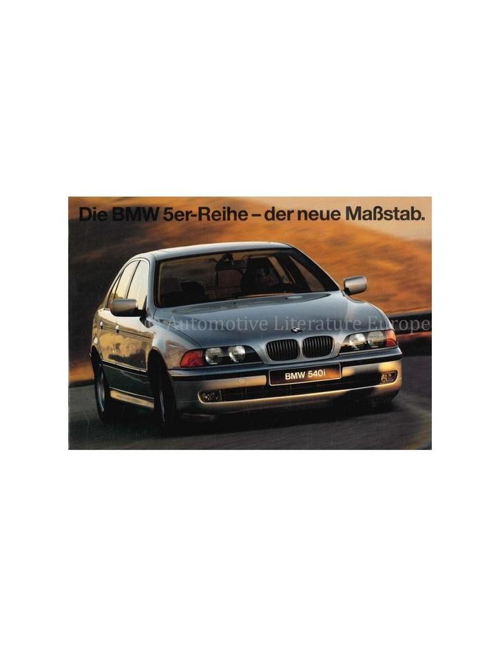1996 BMW 5 SERIE SEDAN BROCHURE DUITS, Boeken, Auto's | Folders en Tijdschriften, BMW