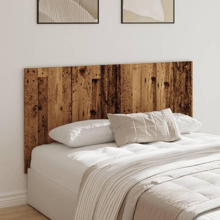 vidaXL Hoofdeinde 160x1,5x80 cm bewerkt hout oud houtkleurig, Huis en Inrichting, Slaapkamer | Bedden, Bruin, Nieuw, Hout, Verzenden