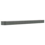 Verhoogde Plantenbak Grijs 620cm - Retourdeal - Tuin!, 100 cm of meer, Nieuw, Ophalen of Verzenden, Metaal