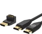 BlueBuilt HDMI 2.0b Cable Nylon 10m + 90° Adapter, Audio, Tv en Foto, Audiokabels en Televisiekabels, Nieuw, Ophalen of Verzenden