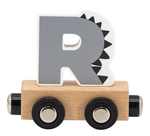Tryco Houten Gekleurde Lettertrein - Letter R TR-353037, Kinderen en Baby's, Kinderkamer | Inrichting en Decoratie, Nieuw, Verzenden