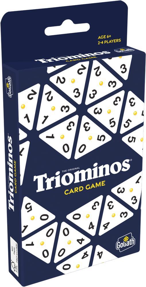 Triominos - Kaartspel | Goliath - Kaartspellen, Hobby en Vrije tijd, Gezelschapsspellen | Kaartspellen, Nieuw, Verzenden