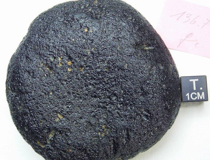Tectite Lei Gong Mo - Hoogte: 70 mm - Breedte: 68 mm -, Verzamelen, Mineralen en Fossielen