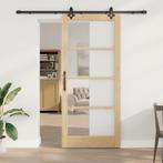 vidaXL Schuifdeur met Hardware Set ORKDALVan Massief Hout, Verzenden, Nieuw