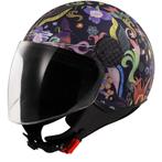 LS2 OF558 Sphere Lux II Bloom Blauw Roze Jethelm, Verzenden, Nieuw met kaartje, Jethelm, Overige merken