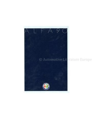 1985 ALFA ROMEO 90 BROCHURE NEDERLANDS beschikbaar voor biedingen