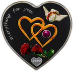Palau. 5 Dollars 2009 LOVE Everything For You, with a real