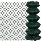 vidaXL Gaashek 0,8x25 m staal groen, Verzenden, Nieuw, IJzer, Minder dan 1 meter