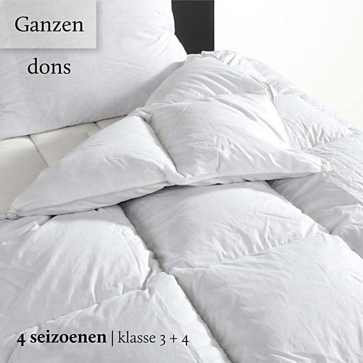 90 % ganzendonzen dekbed 4 seizoenen ,witte ganzendons, Huis en Inrichting, Slaapkamer | Beddengoed, Dekbedovertrek, Wit, Nieuw