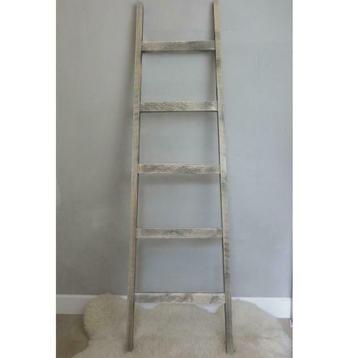 Decoratie Ladder, Vintage, Oud Trapje, Bibliotheektrap,