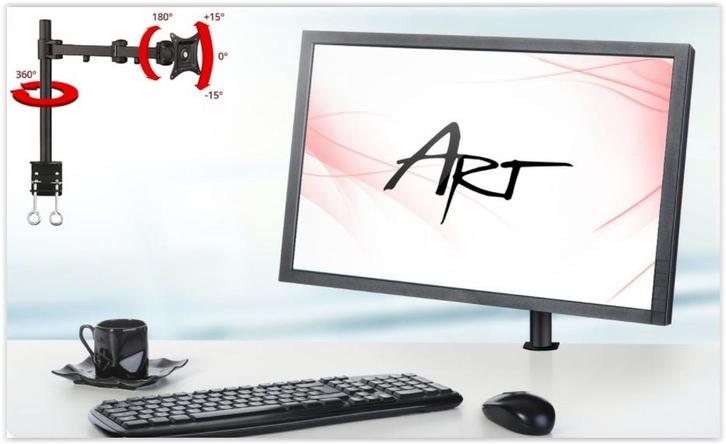 Monitor beugel LED / LCD 13-27 inch L-01, Computers en Software, Monitoren, Nieuw, Ophalen of Verzenden